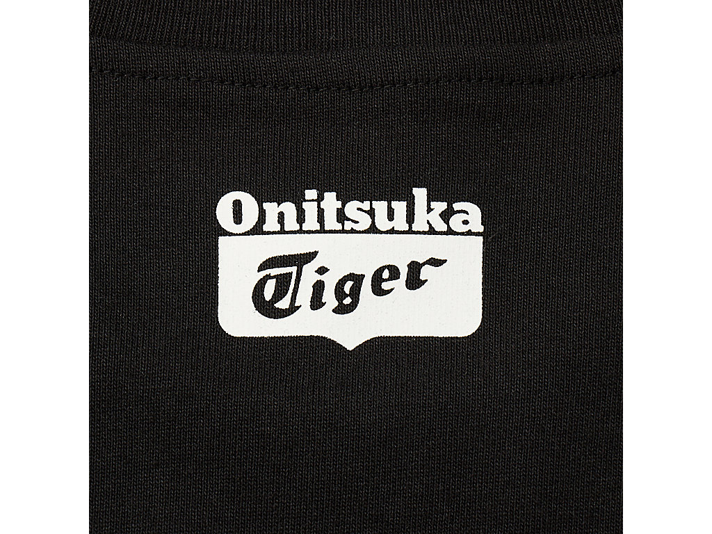 Men's Onitsuka Tiger Graphic Tee Clothing Black | 19608JADI