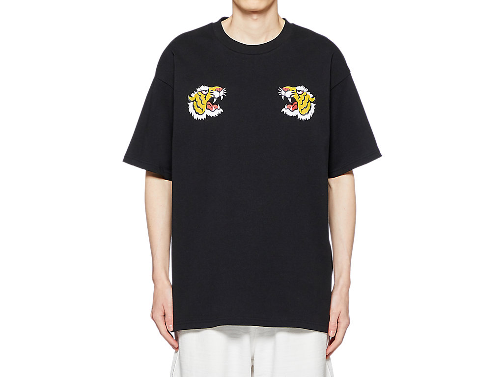 Men\'s Onitsuka Tiger Graphic Tee Clothing Black | 19608JADI