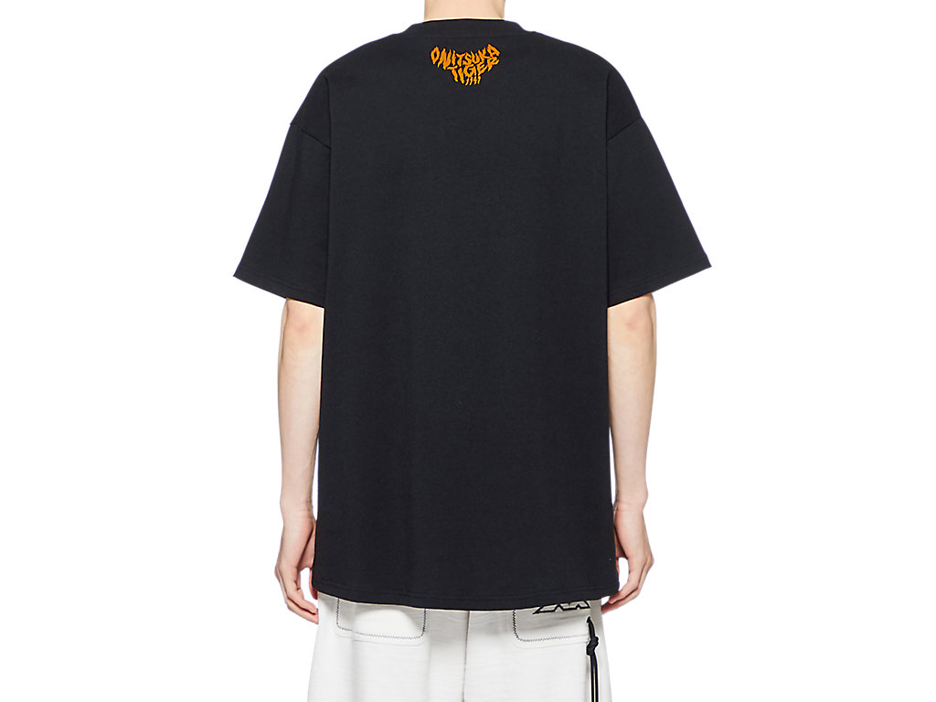 Men's Onitsuka Tiger Graphic Tee Clothing Black | 48725TAOZ