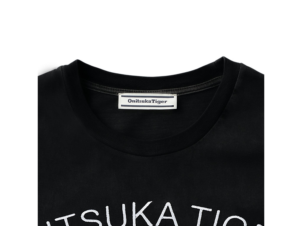 Men's Onitsuka Tiger Graphic Tee Clothing Black | 57286YKJS