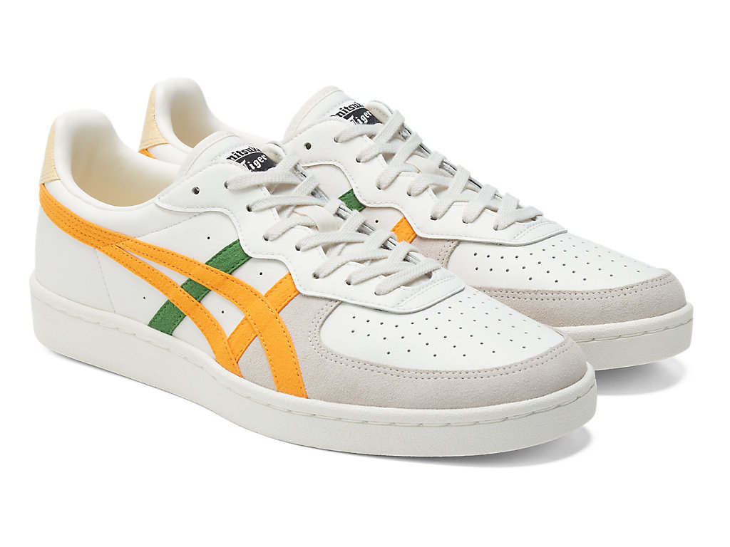 Men's Onitsuka Tiger Gsm Shoes Cream/Citrus | 46971APUY