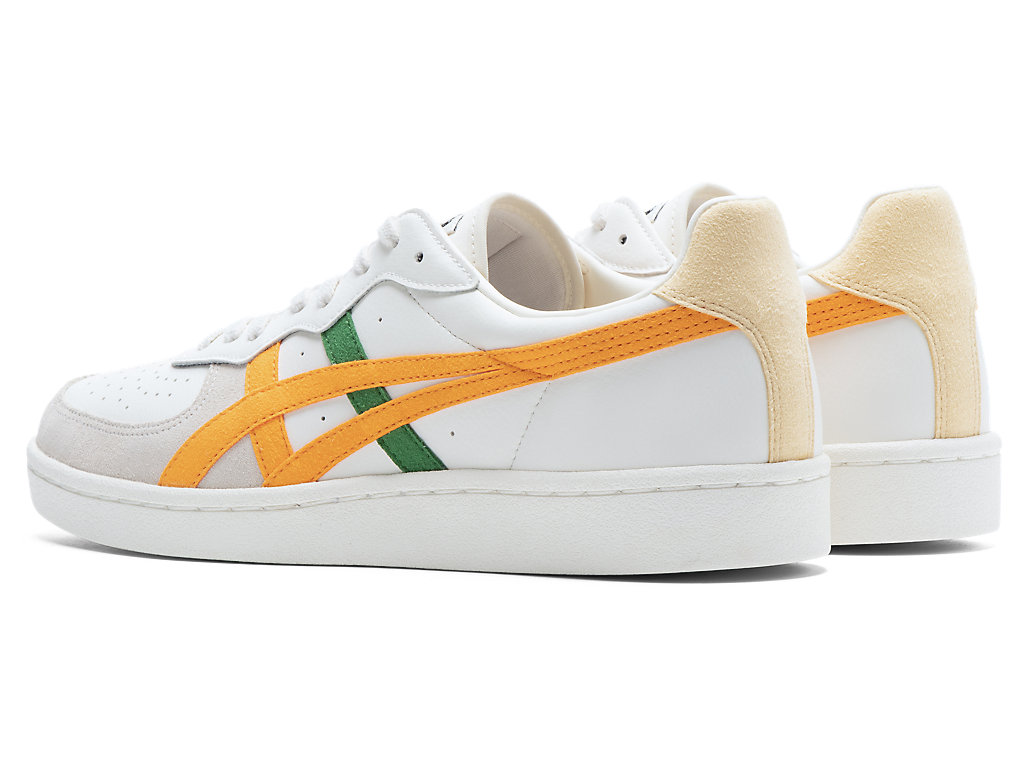 Men's Onitsuka Tiger Gsm Shoes Cream/Citrus | 46971APUY