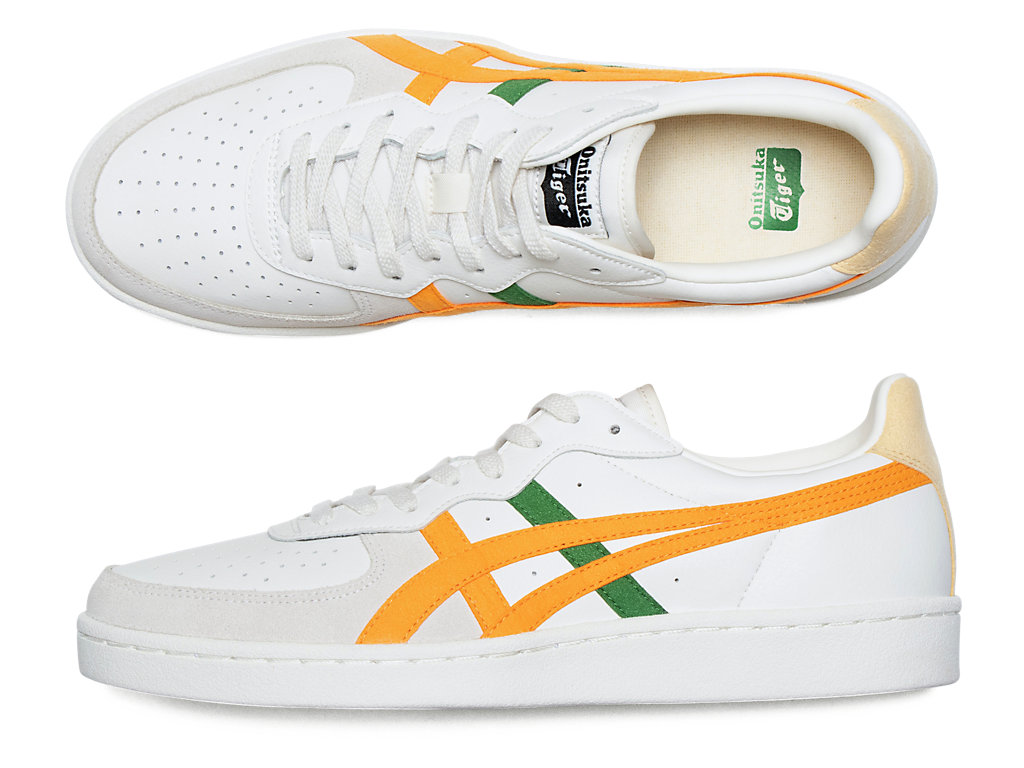 Men's Onitsuka Tiger Gsm Shoes Cream/Citrus | 46971APUY