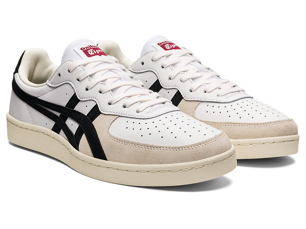 Men's Onitsuka Tiger Gsm Shoes White/Black | 07632SBKF