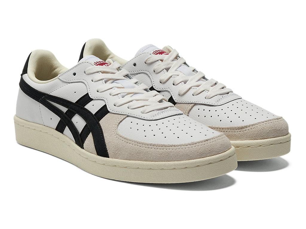 Men's Onitsuka Tiger Gsm Shoes White/Black | 07632SBKF