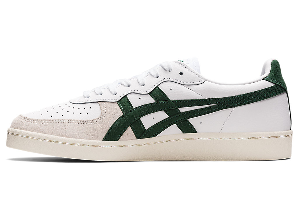 Men's Onitsuka Tiger Gsm Shoes White/Hunter Green | 56347GMTD