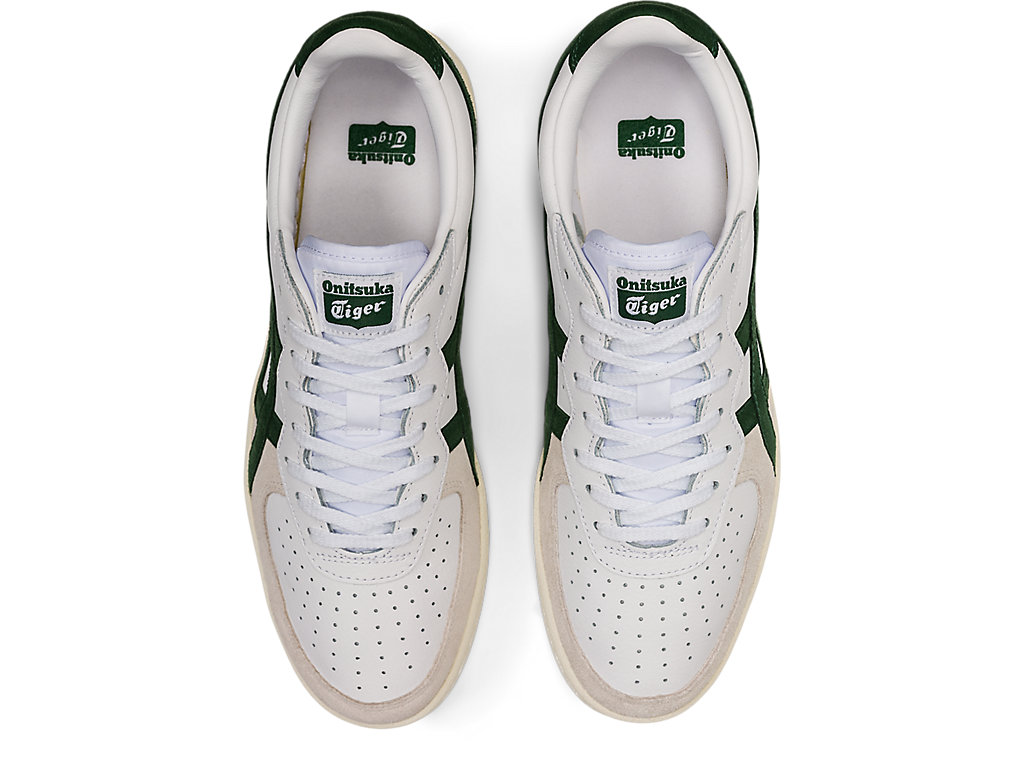 Men's Onitsuka Tiger Gsm Shoes White/Hunter Green | 56347GMTD