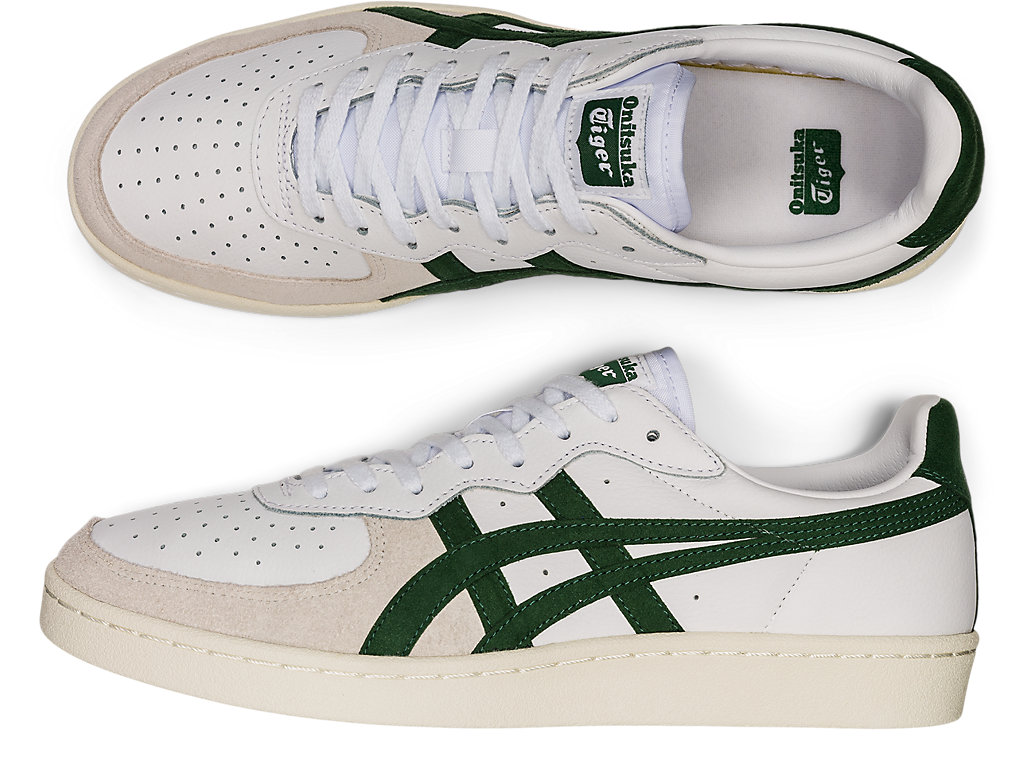 Men's Onitsuka Tiger Gsm Shoes White/Hunter Green | 56347GMTD