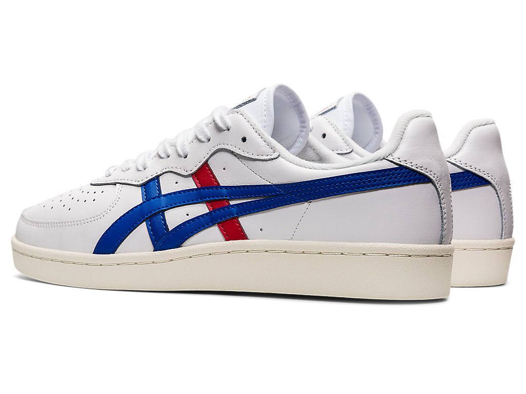 Men's Onitsuka Tiger Gsm Shoes White/Imperial | 45908JHSB