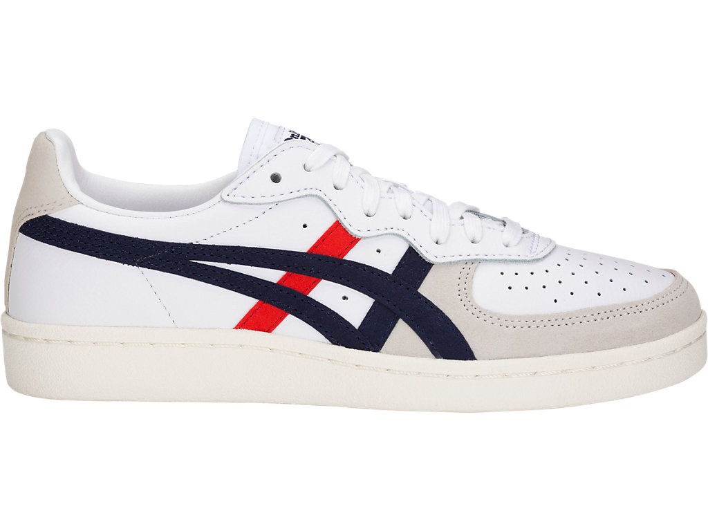 Men\'s Onitsuka Tiger Gsm Shoes White/Peacoat | 49120NWTE