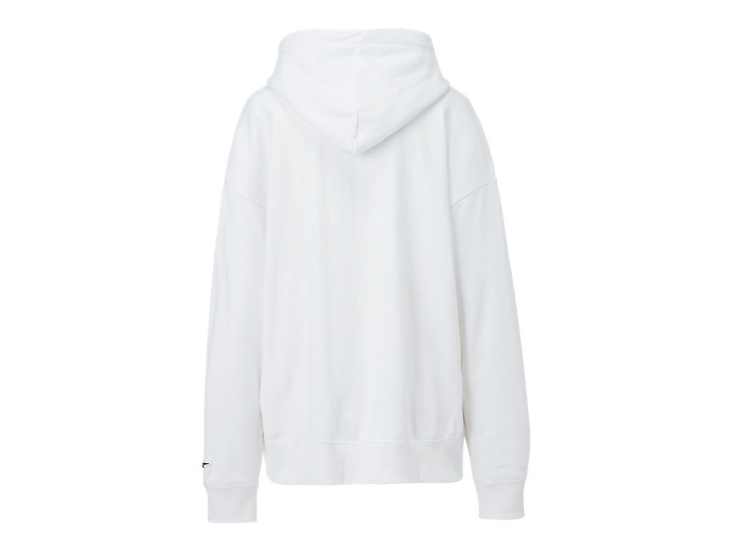 Men's Onitsuka Tiger Hoodie Top Clothing White | 46058WTRU