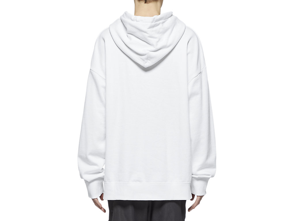 Men's Onitsuka Tiger Hoodie Top Clothing White | 46058WTRU