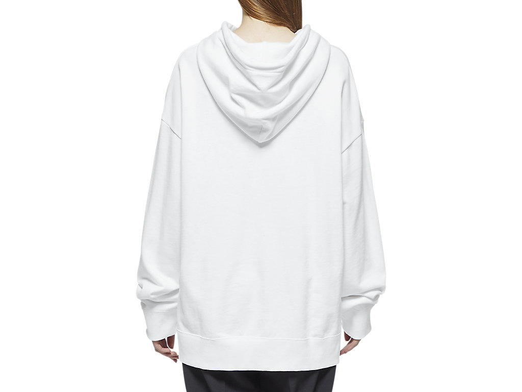 Men's Onitsuka Tiger Hoodie Top Clothing White | 46058WTRU