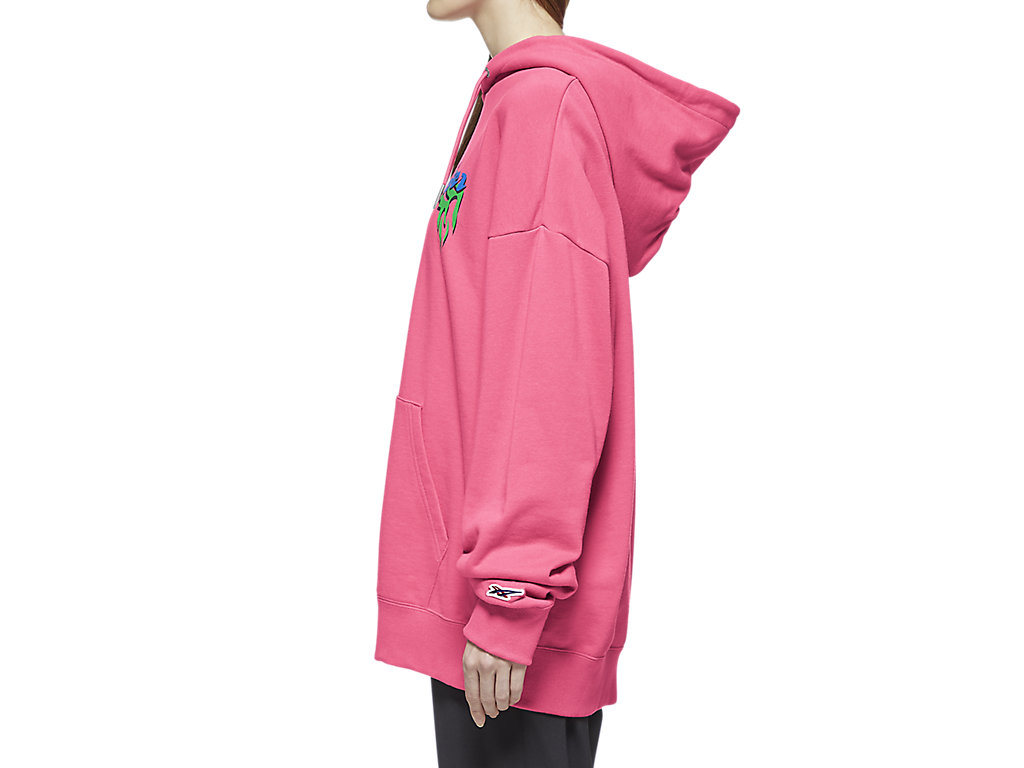 Men's Onitsuka Tiger Hoodie Top Clothing Pink | 65418JVOQ