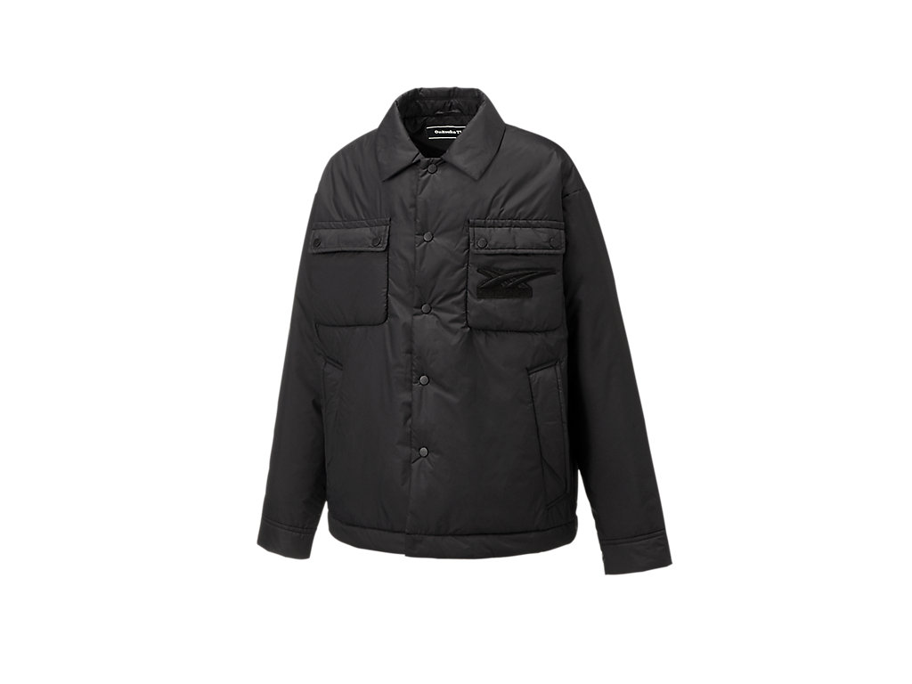 Men's Onitsuka Tiger Jacket Clothing Black | 35180NMBZ