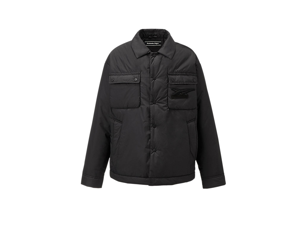 Men\'s Onitsuka Tiger Jacket Clothing Black | 35180NMBZ