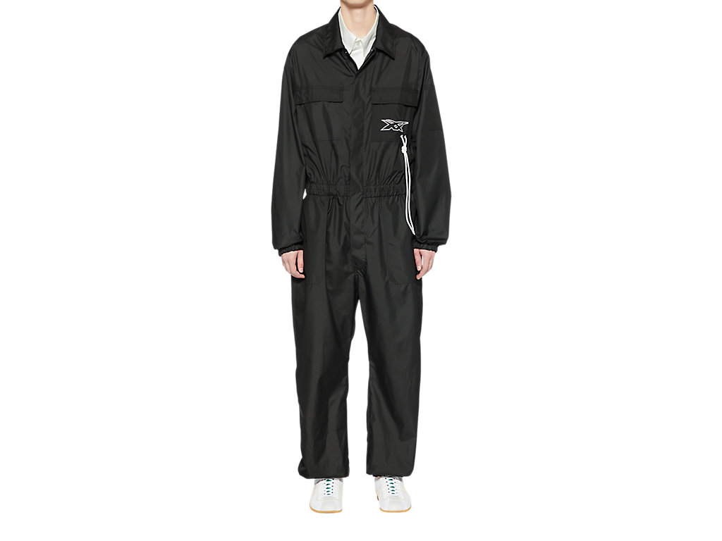 Men's Onitsuka Tiger Jump Suit Clothing Black | 97564NRKM