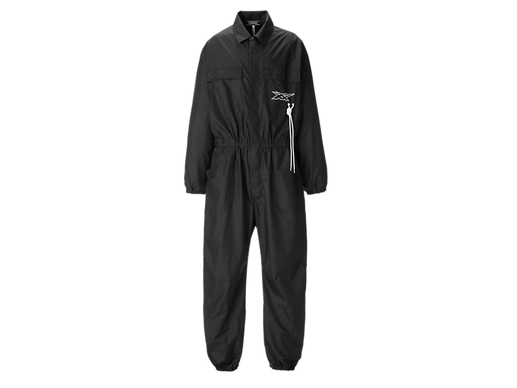 Men's Onitsuka Tiger Jump Suit Clothing Black | 97564NRKM