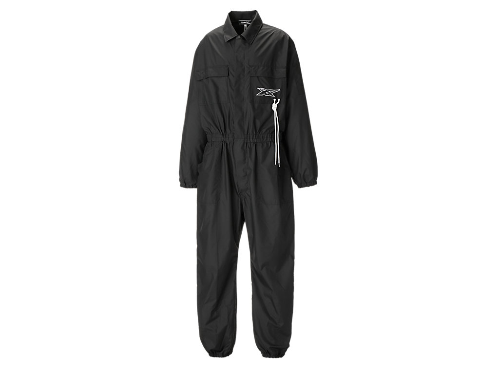 Men's Onitsuka Tiger Jump Suit Clothing Black | 97564NRKM