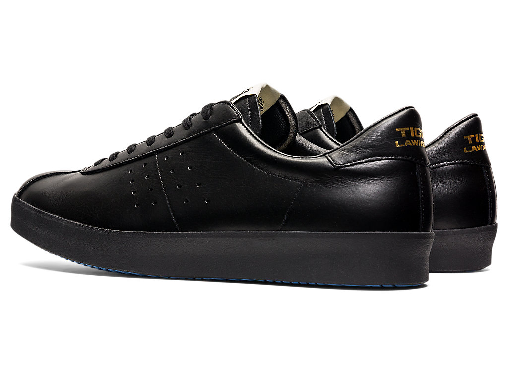 Men's Onitsuka Tiger Lawnship® Nm Shoes Black/Black | 36870AIKC