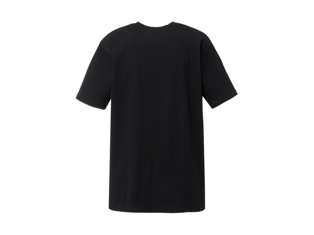 Men's Onitsuka Tiger Logo Tee Clothing Black/White | 65801BFXJ