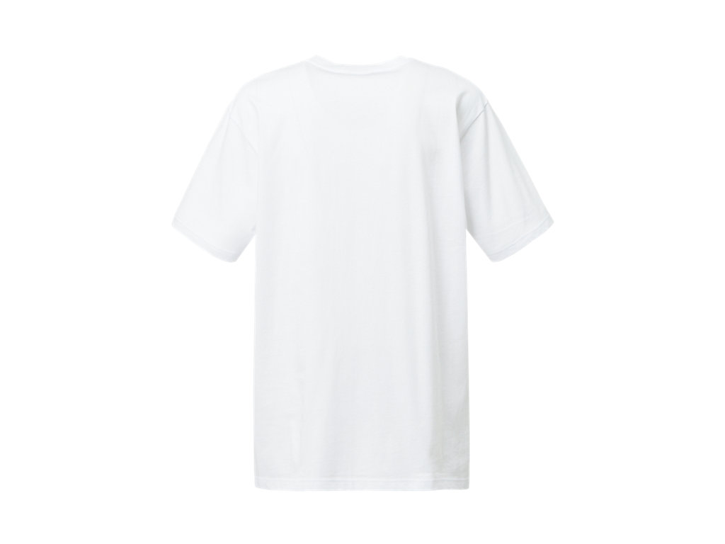 Men's Onitsuka Tiger Logo Tee Clothing White/Black | 04925KVSQ