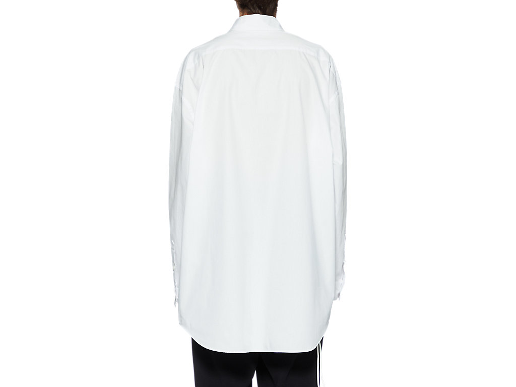 Men's Onitsuka Tiger Ls Shirt Clothing White | 96431FKDG