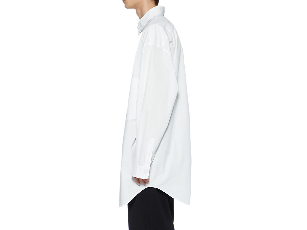 Men's Onitsuka Tiger Ls Shirt Clothing White | 96431FKDG