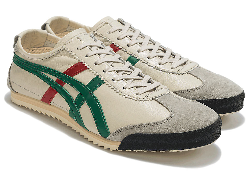 Men's Onitsuka Tiger Mexico 66 Deluxe Mexico 66 Cream/Green | 39741LYIC