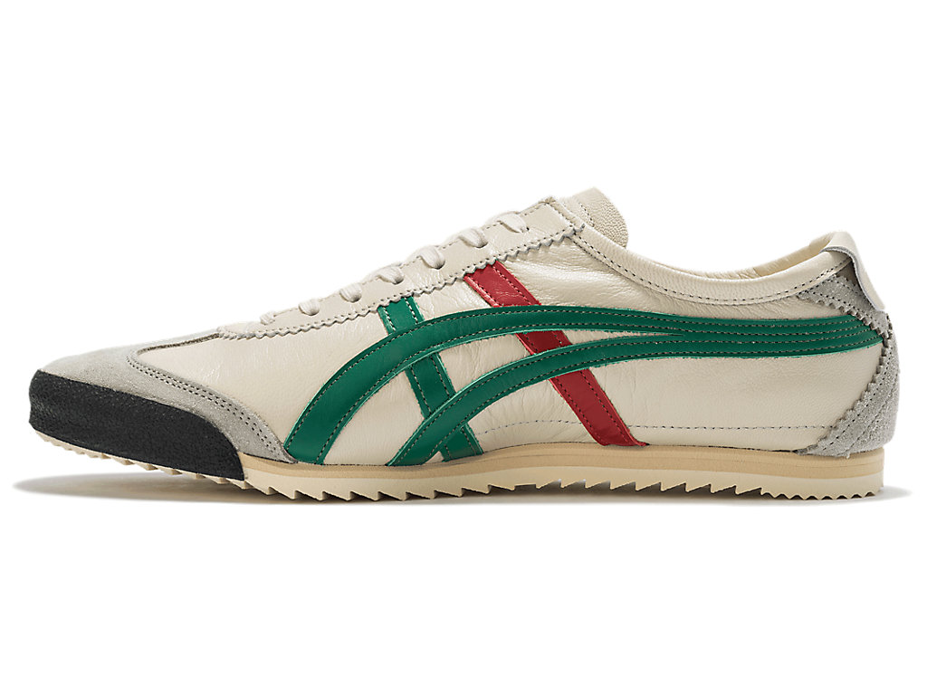 Men's Onitsuka Tiger Mexico 66 Deluxe Mexico 66 Cream/Green | 39741LYIC