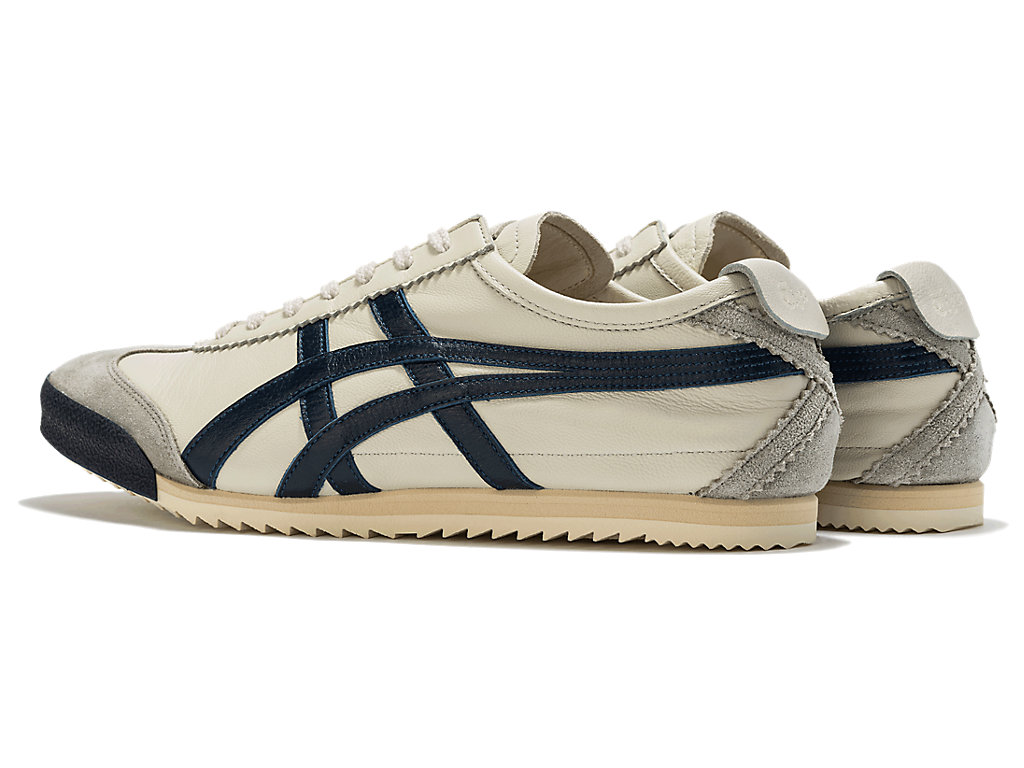 Men's Onitsuka Tiger Mexico 66 Deluxe Mexico 66 Birch/Indigo Blue | 72956LIAN