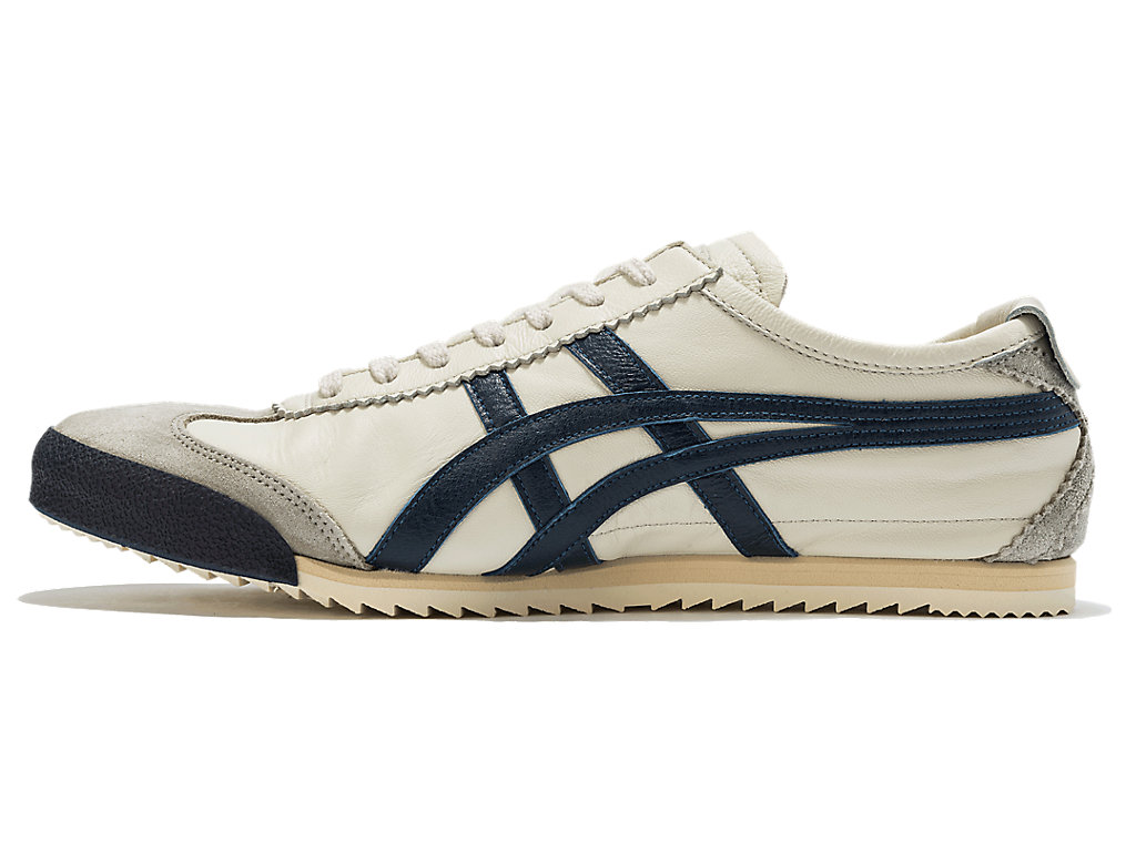 Men's Onitsuka Tiger Mexico 66 Deluxe Mexico 66 Birch/Indigo Blue | 72956LIAN