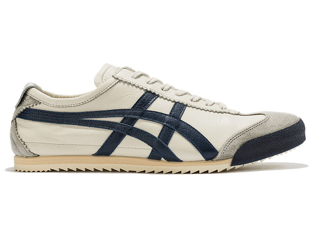 Men\'s Onitsuka Tiger Mexico 66 Deluxe Mexico 66 Birch/Indigo Blue | 72956LIAN