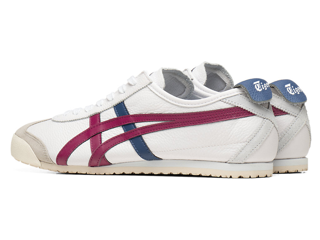 Men's Onitsuka Tiger Mexico 66 Mexico 66 White/Dried Berry | 02164QRPB