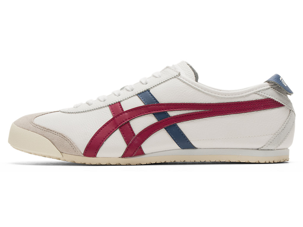 Men's Onitsuka Tiger Mexico 66 Mexico 66 White/Dried Berry | 02164QRPB