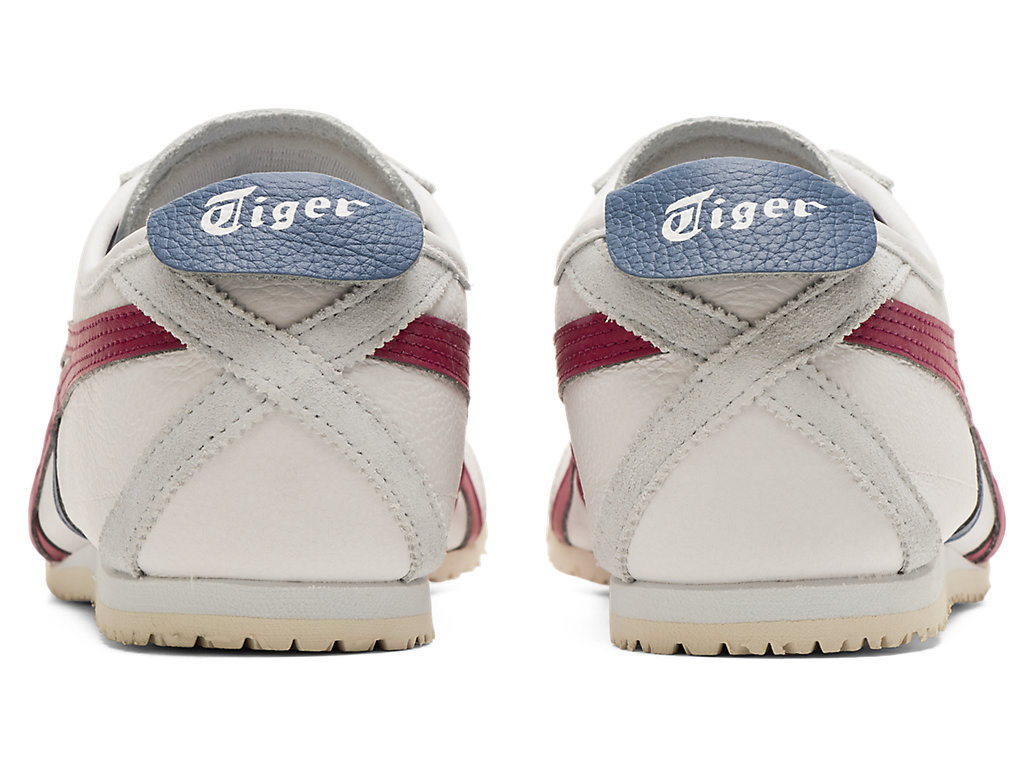 Men's Onitsuka Tiger Mexico 66 Mexico 66 White/Dried Berry | 02164QRPB