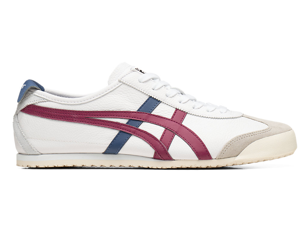 Men\'s Onitsuka Tiger Mexico 66 Mexico 66 White/Dried Berry | 02164QRPB