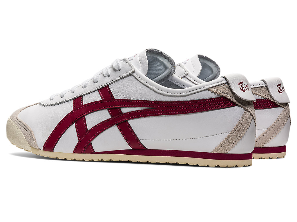 Men's Onitsuka Tiger Mexico 66 Mexico 66 White/Burgundy | 02963MPVO