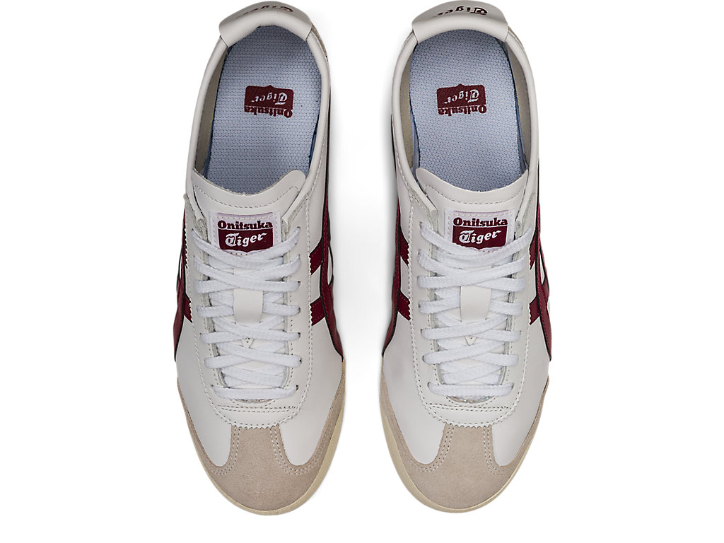 Men's Onitsuka Tiger Mexico 66 Mexico 66 White/Burgundy | 02963MPVO