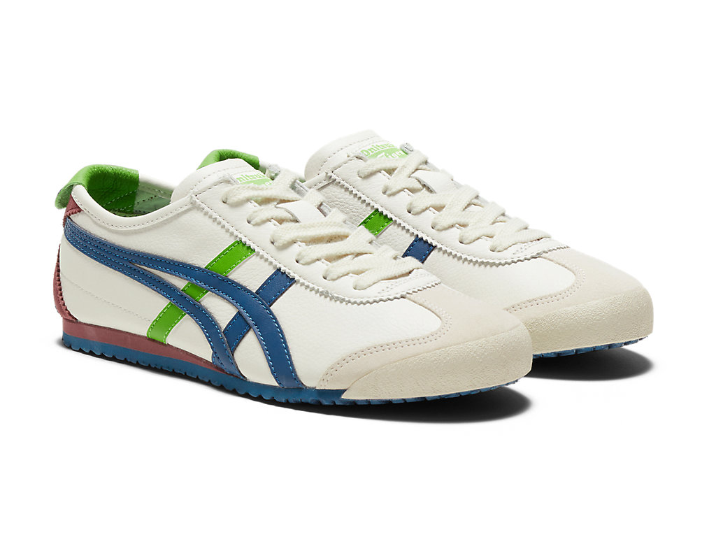 Men's Onitsuka Tiger Mexico 66 Mexico 66 Cream/Mako Blue | 16085FENX