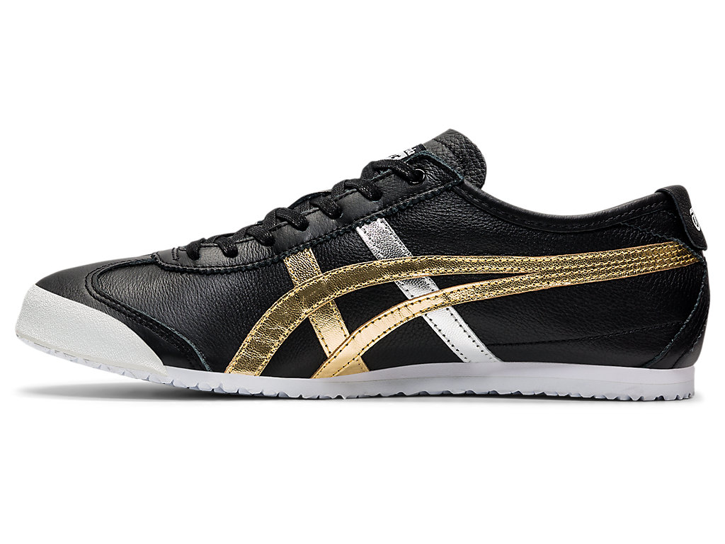 Men's Onitsuka Tiger Mexico 66 Mexico 66 Black/Gold | 19527CZTV