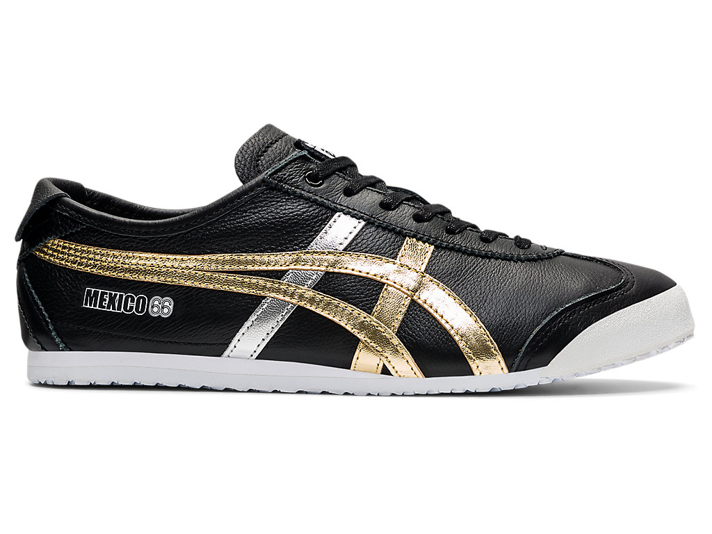 Men\'s Onitsuka Tiger Mexico 66 Mexico 66 Black/Gold | 19527CZTV