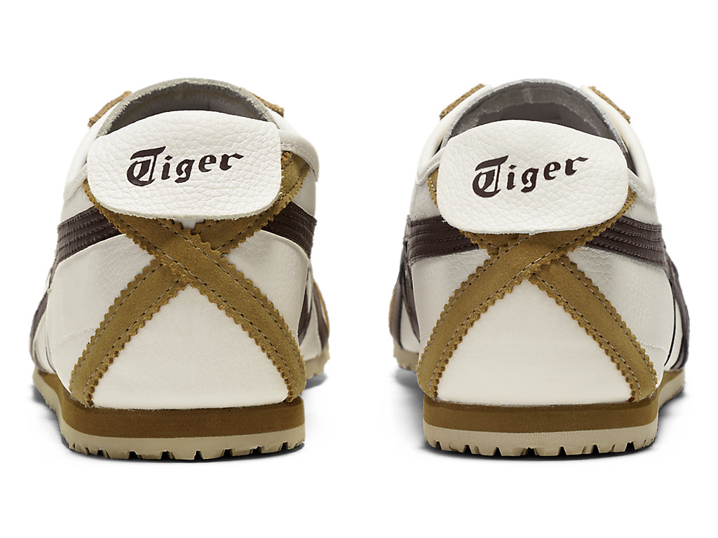 Men's Onitsuka Tiger Mexico 66 Mexico 66 Cream/Licorice Brown | 29814OEGZ