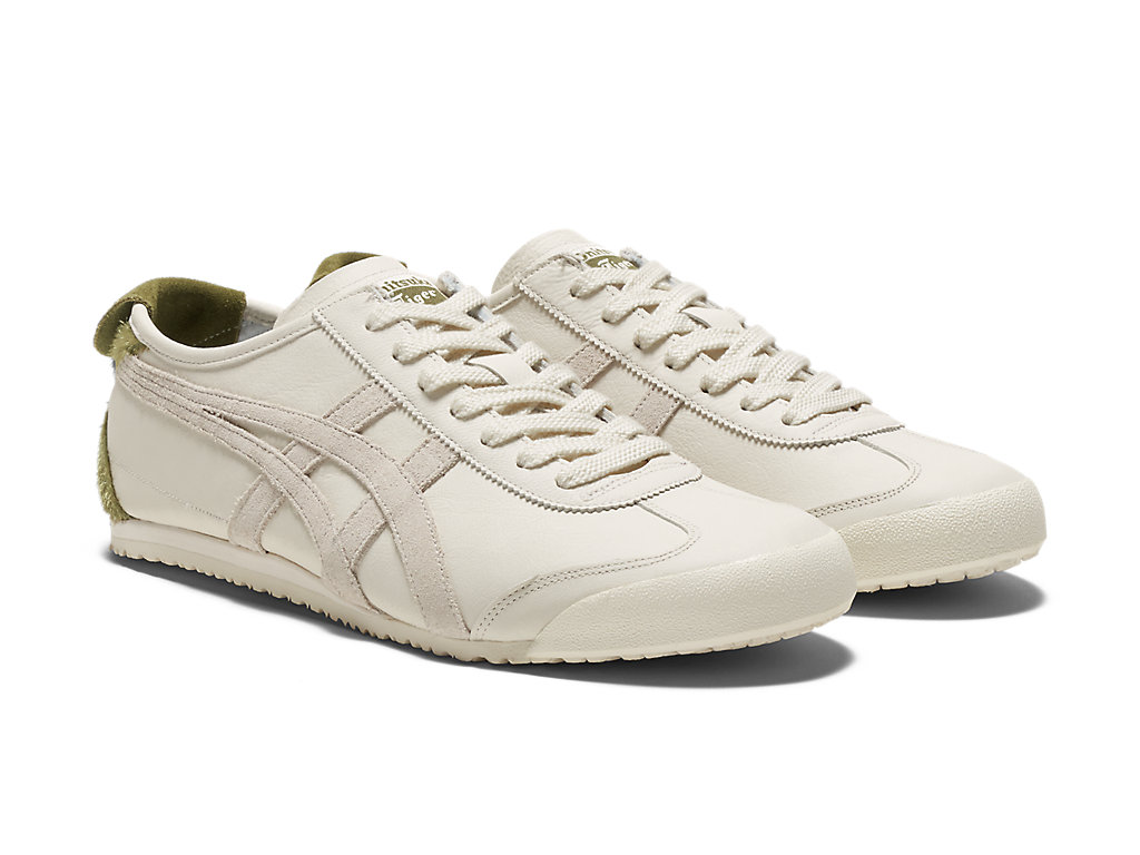 Men's Onitsuka Tiger Mexico 66 Mexico 66 Cream/Bronze Green | 60429FKLP