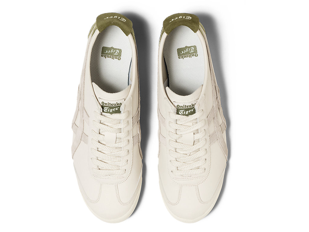 Men's Onitsuka Tiger Mexico 66 Mexico 66 Cream/Bronze Green | 60429FKLP