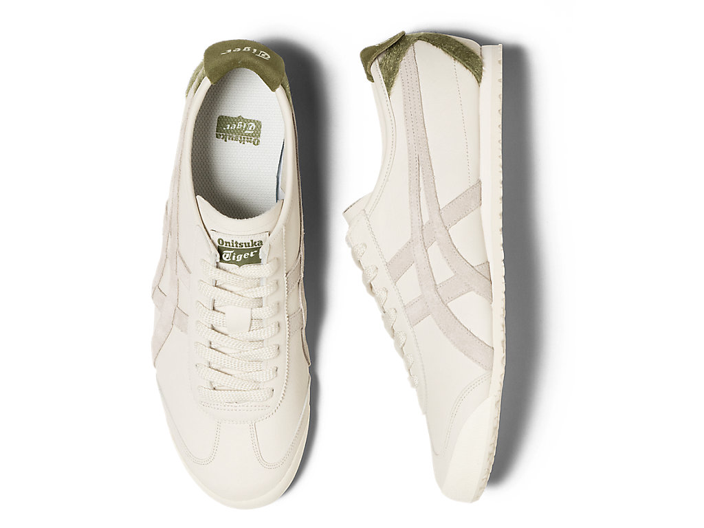 Men's Onitsuka Tiger Mexico 66 Mexico 66 Cream/Bronze Green | 60429FKLP