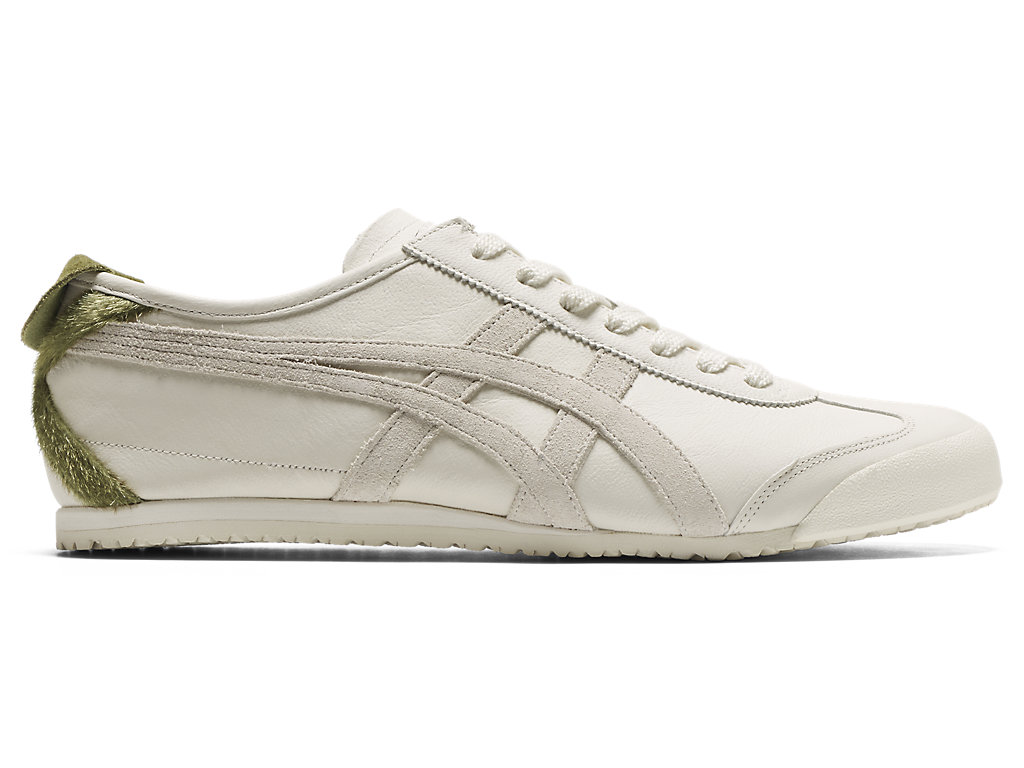 Men\'s Onitsuka Tiger Mexico 66 Mexico 66 Cream/Bronze Green | 60429FKLP