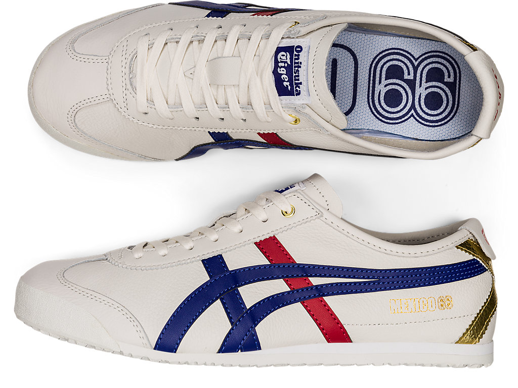 Men's Onitsuka Tiger Mexico 66 Mexico 66 White/Dark Blue | 61749XILH