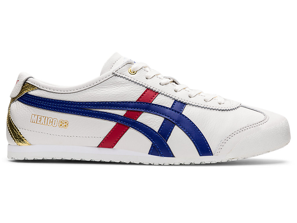 Men\'s Onitsuka Tiger Mexico 66 Mexico 66 White/Dark Blue | 61749XILH