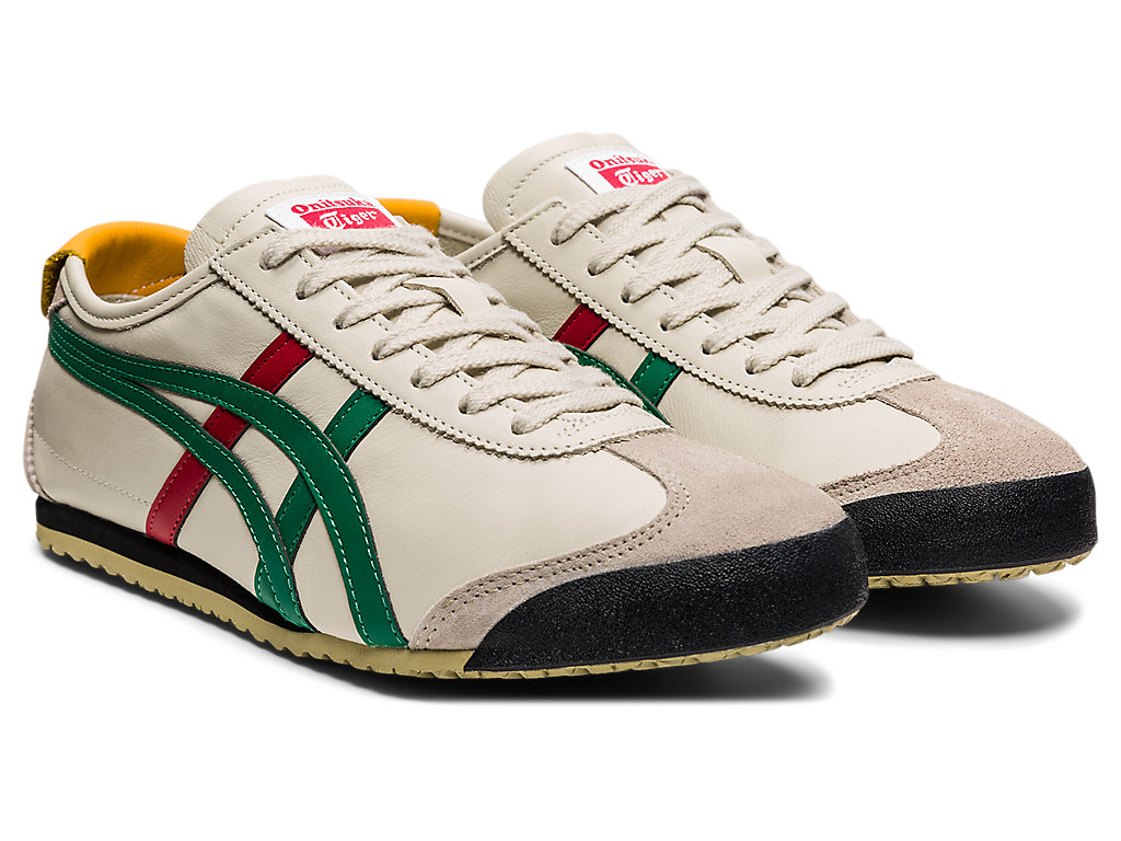 Men's Onitsuka Tiger Mexico 66 Mexico 66 Birch/Green | 73016YFSX